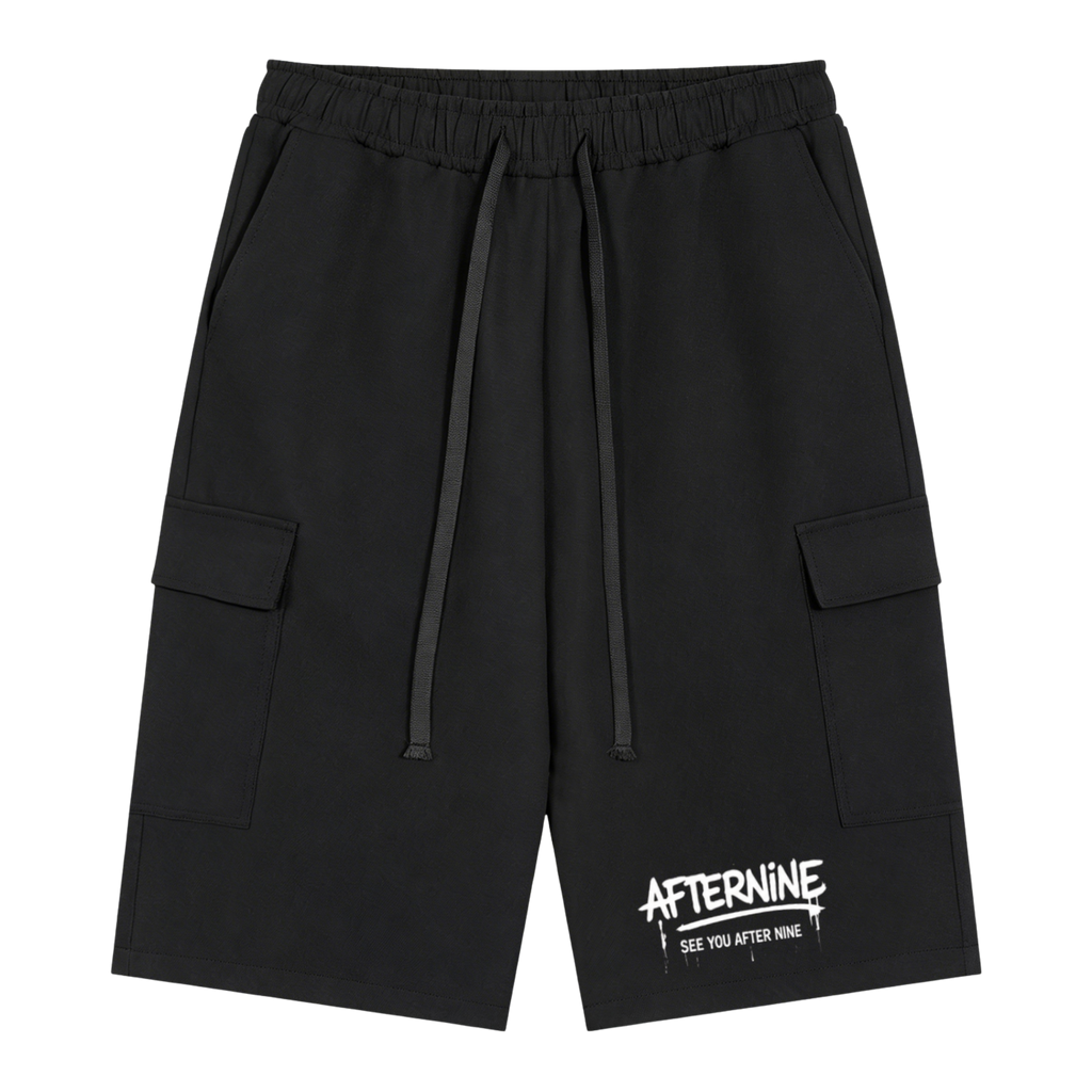 Unisex Drawstring Cargo Shorts