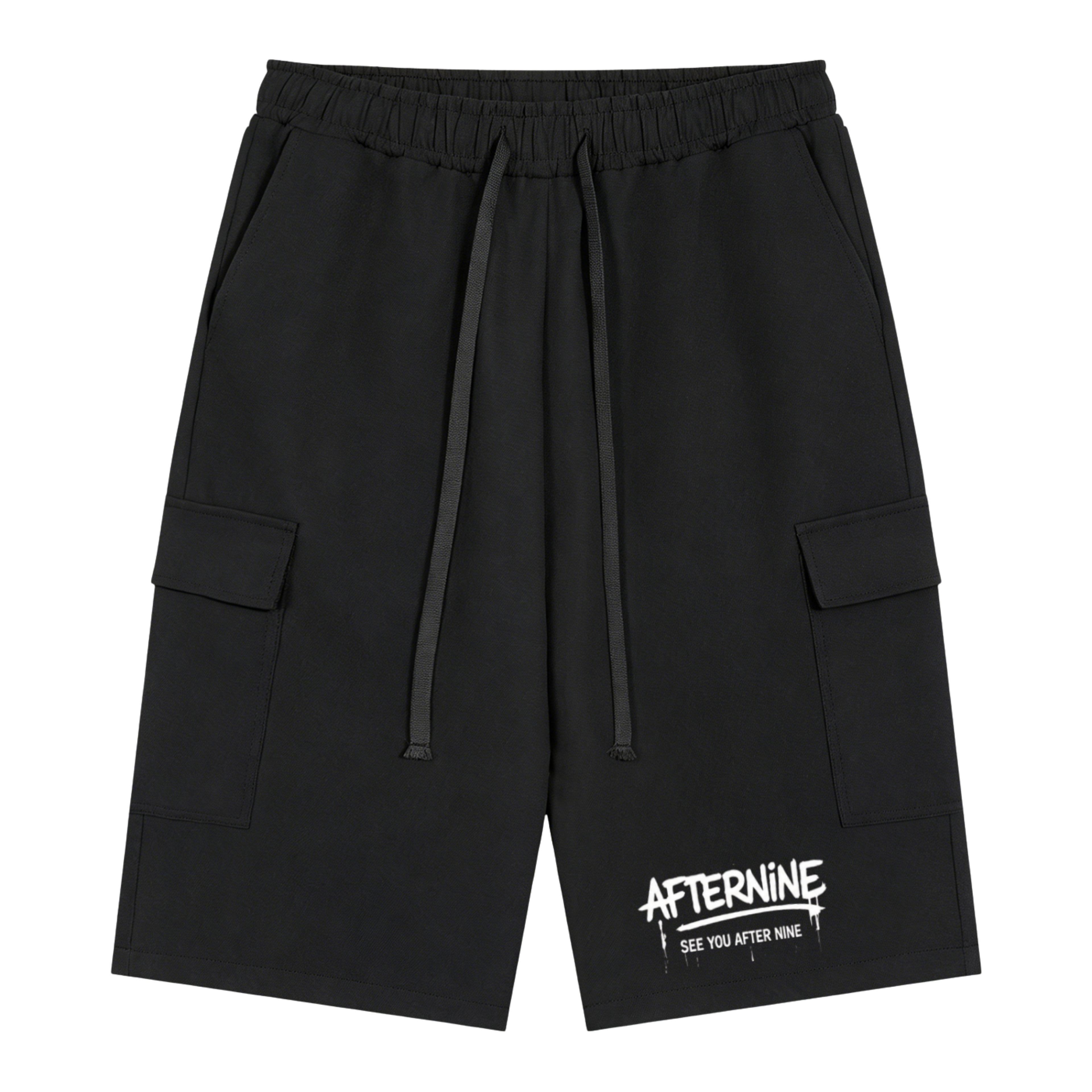 Unisex Drawstring Cargo Shorts