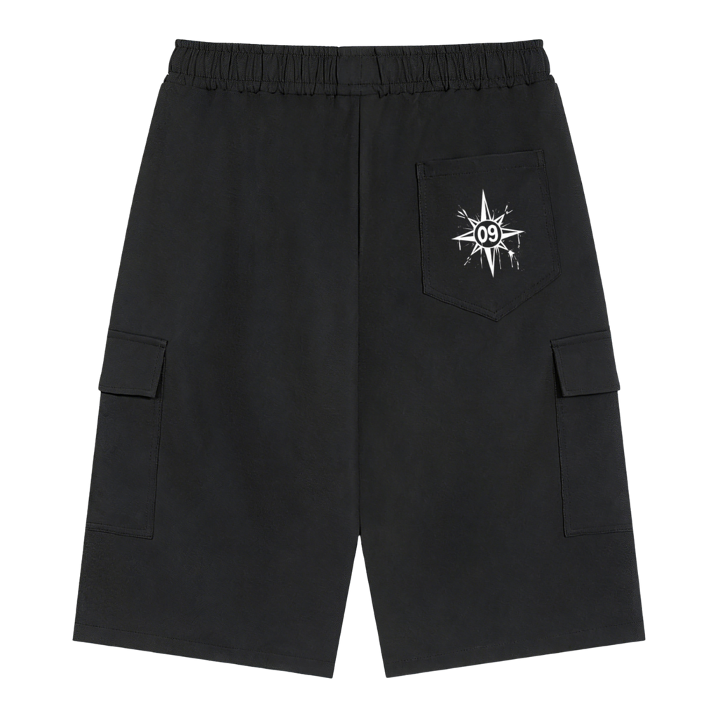 Unisex Drawstring Cargo Shorts
