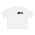 Boxy Oversized Manga Tee - White